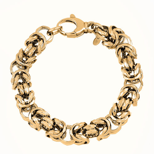 925 Silber Gelbes Gold Armband ca. 20 cm ca. 29,93g image number 0