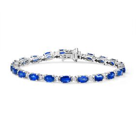 D'Joy AA Natürliches Kaschmir Kyanit und Moissanit Armband