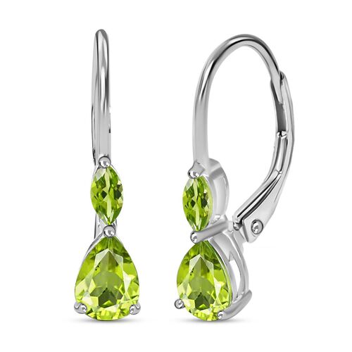 Natürliche Peridot-Ohrringe - 1,64 ct. image number 0