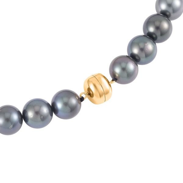 Limited Edition - 10-11 mm AAA AAA Tahiti Perlen Halskette, 45 cm image number 4