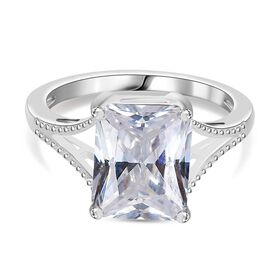 Weißer Zirkonia-Ring