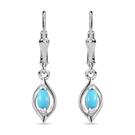 AA Sleeping Beauty Türkis Ohrringe - 0,47 ct.