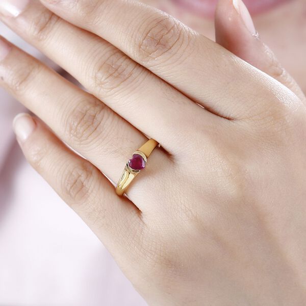 Afrikanischer Rubin-Ring - 0,70 ct. image number 3