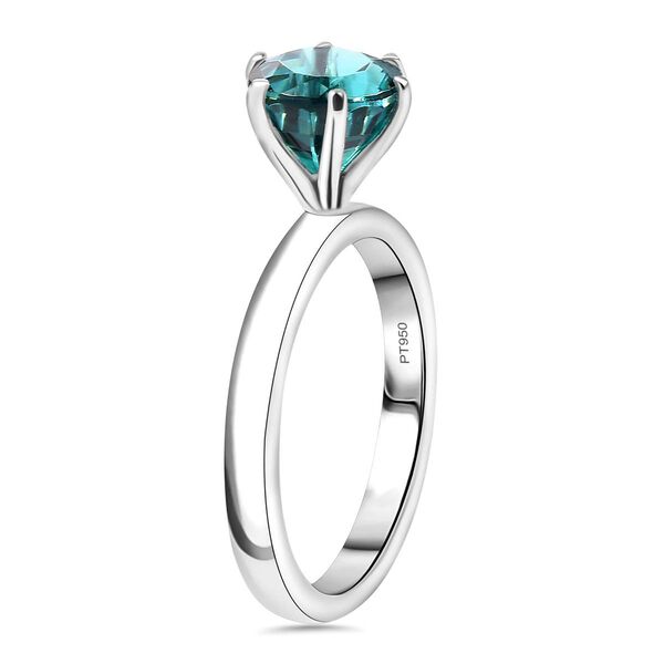 RHAPSODY AAAA Pirineu Lagunen Turmalin Ring in 950 Platin - 2,11 ct. image number 5