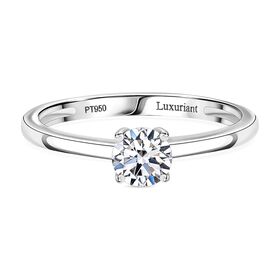 LUXURIANT DIAMOND - Lab Grown Diamant Ring 950 Platin (Größe 18.00) ca. 0.52 ct