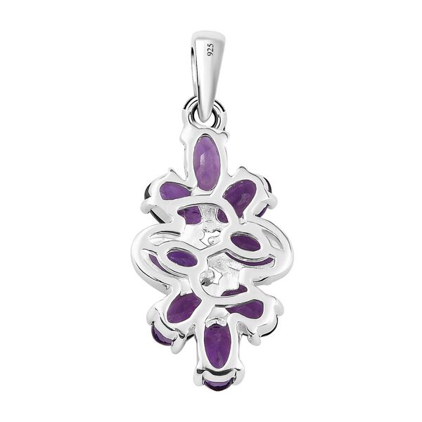 Afrikanischer Amethyst Anh&auml;nger 925 Silber ca. 1,74 ct image number 5
