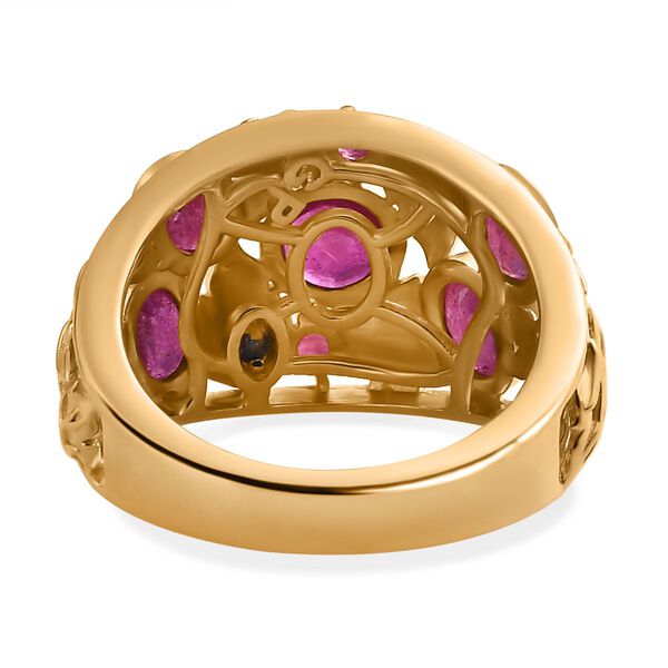 GP Italian Garden Kollektion - Afrikanischer Rubin und Kanchanaburi blauer Saphir-Ring -  2,46 ct. image number 5
