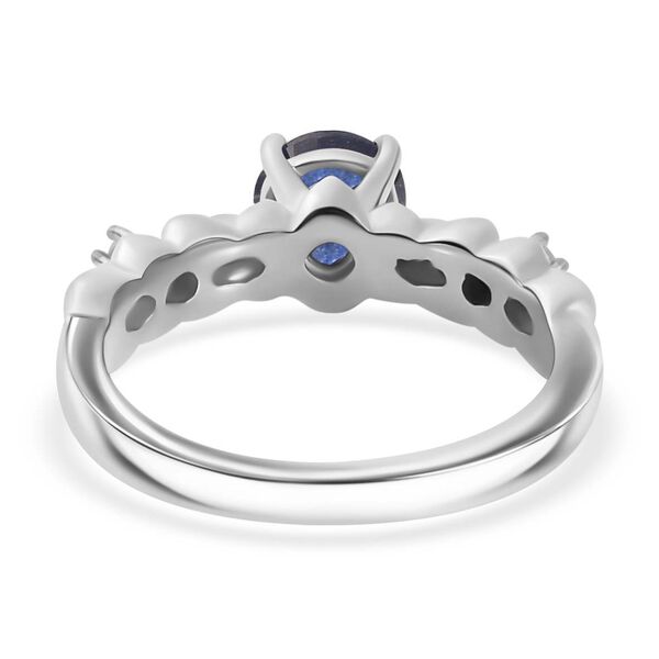 Masoala Saphir und Zirkon Ring - 1,46 ct. image number 6