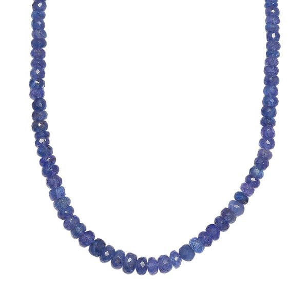 AAA Tansanit Halskette, 45cm - 134,23 ct.