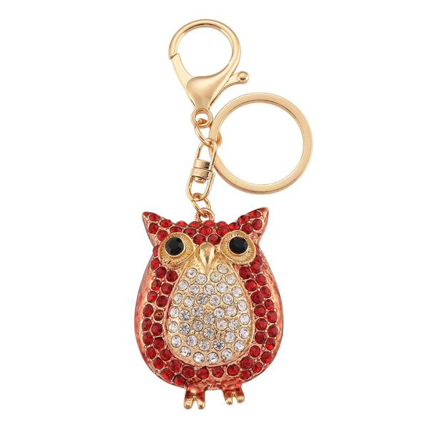 Mystischer Wei&szlig;er Kristall Schl&uuml;sselanh&auml;nger, emaillierte Legierung, goldfarben, Lebensbaum image number 8