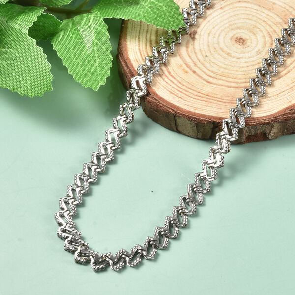 Halskette, ca. 60+5 cm in Edelstahl image number 2