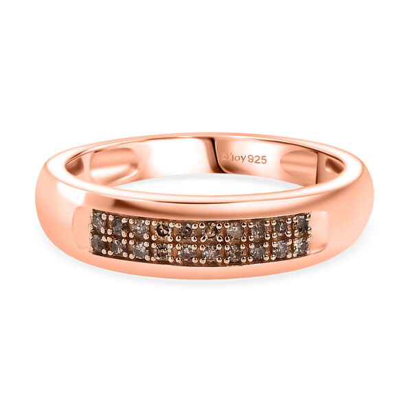 D'Joy nat&uuml;rlicher Champagner Diamant Ring - 0,10 ct. image number 0