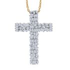 LUXURIANT DIAMOND - Lab Grown Diamant SI-GH SGL zertifiziert Schmuckset, 925 Silber 750 Gelbgold Vermeil ca. 1,00 ct.