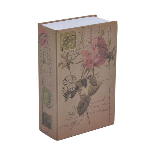 Geheimer Buchsafe mit Schlüsselverschluss – Rose image number 2