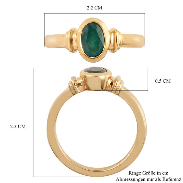 Grandidierit Ring 925 Silber vergoldet  ca. 0,77 ct image number 7