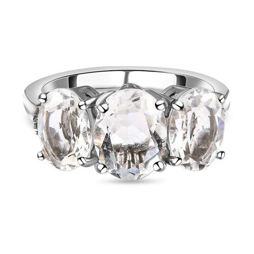 AA Hyalit Opal und Diamant Ring - 3,11 ct. image number 0