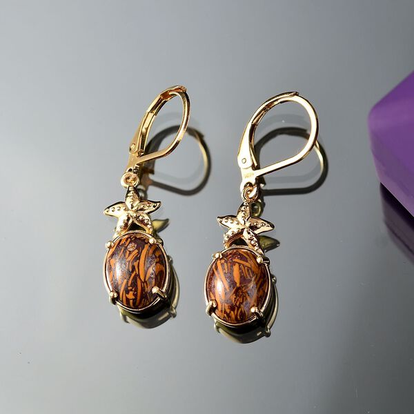 EverTrue Skript Stein Ohrringe - 5,36 ct. image number 2