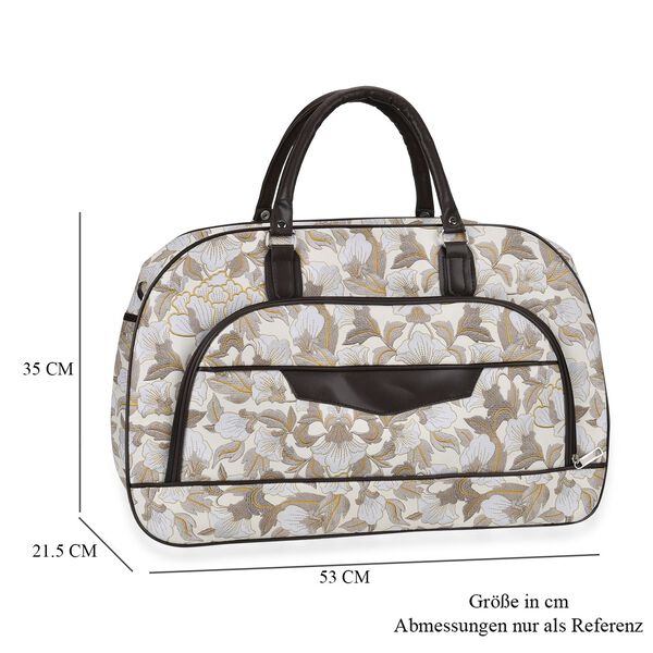 Kleine Reisetasche, Beige image number 5