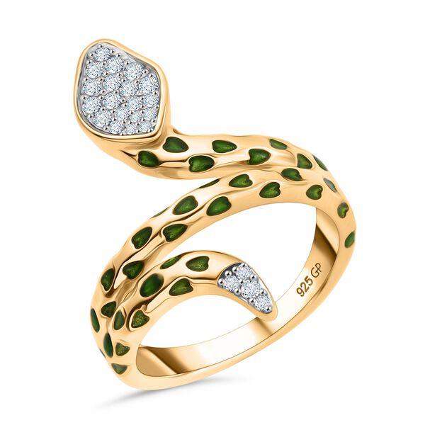 GP Trionfo Kollektion- Wei&szlig;er Zirkon und blauer Saphir Ring - 0,36 ct. image number 5