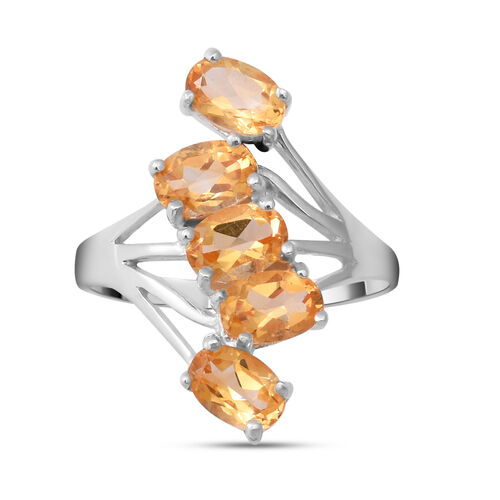 Citrin-Ring, 925 Silber  ca. 2,00 ct image number 0