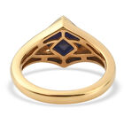 Masoala Saphir Solitär Ring, 925 Silber vergoldet, 1,81 ct. image number 5