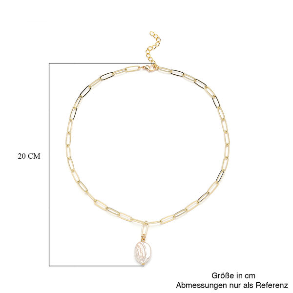 Süßwasser-Zuchtperlen Halskette, 50 cm, 6,5 ct. image number 5