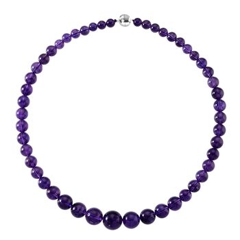 D'Joy AAA afrikanische Amethyst 50cm Halskette - 350 ct.
