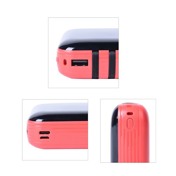 Tragbares 4-in-1-Ladeger&auml;t mit LED-Licht; mit 4 verschiedene Ladekabel und Vier Batterieanzeigen, &Uuml;berladungsschutz, 10000 mAh image number 6