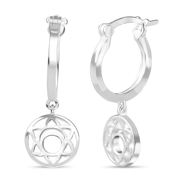 Hexagramm Ohrringe in 925 Silber