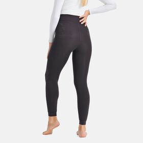 Thermo-Leggings mit Fleecefutter, Braun, Größe S/M