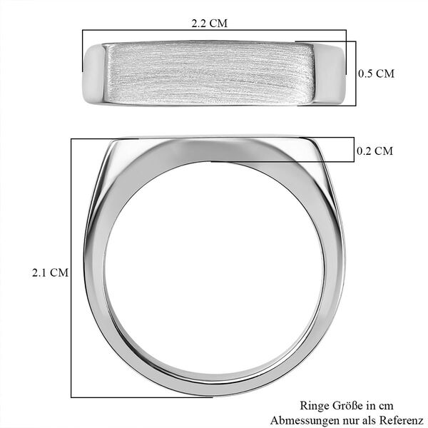 Siegelring, 925 Silber rhodiniert image number 7