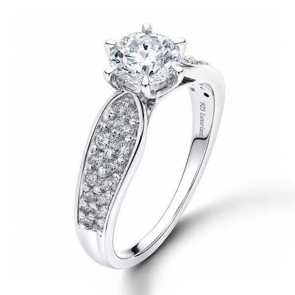LUXURIANT DIAMOND - Lab Grown Diamant SI-GH Ring 925 Silber Rhodiniert (Gr&ouml;&szlig;e 17.00) ca. 1,98 ct image number 3