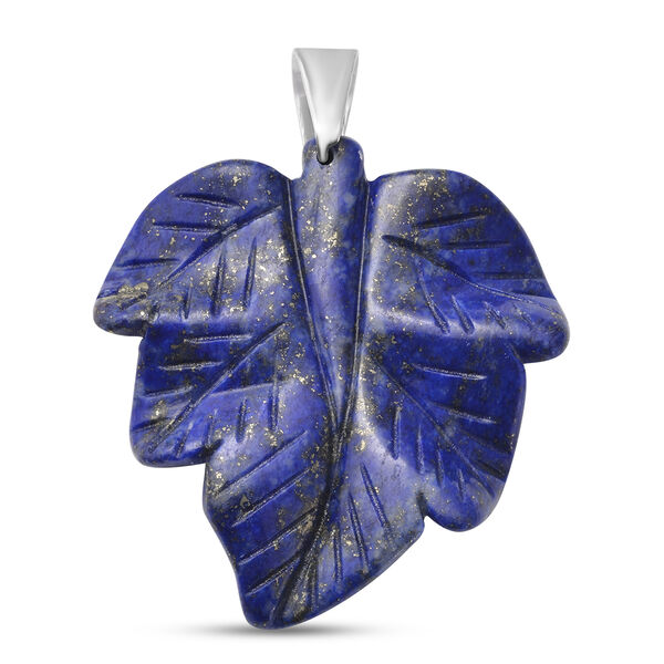 Lapislazuli Halskette 40 cm Edelstahl ca. 198,00 ct image number 3