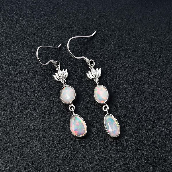 Nat&uuml;rliche, &auml;thiopische Welo Opal Ohrringe - 2,62 ct. image number 3