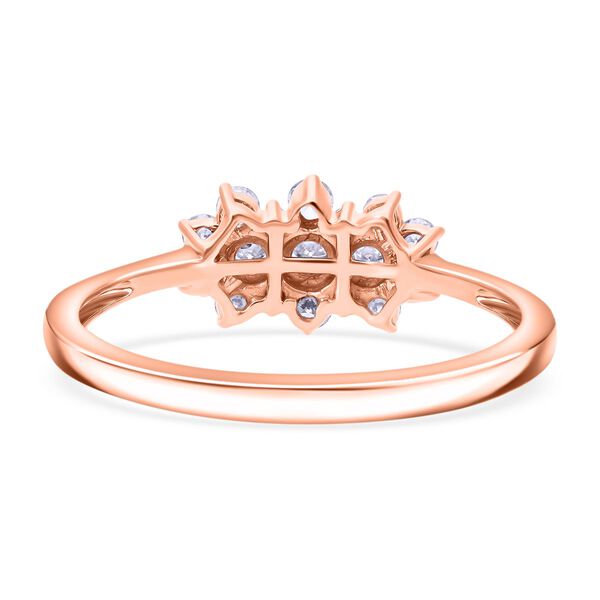 Rosa Diamant I3 SGL zertifiziert Ring 375 Gold (Gr&ouml;&szlig;e 20.00) ca. 0.51 ct image number 4