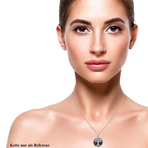 Blauer Sandstein Schmuckset Reiner Edelstahl und Legierung ca. 2.00 ct image number 1