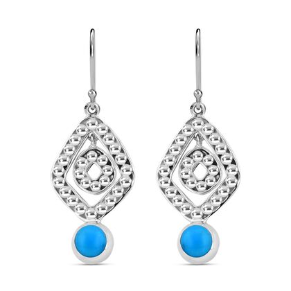 AA Sleeping Beauty T&uuml;rkis Ohrringe 925 Silber ca. 1.72 ct