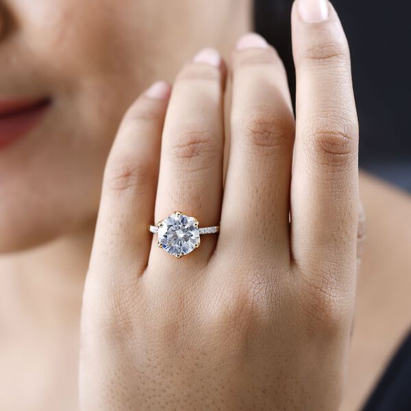 Moissanit Ring - 4,80 ct. image number 3