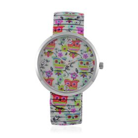 STRADA Armbanduhr – Eulen-Design, Japanisches Uhrwerk, Wasserresistent