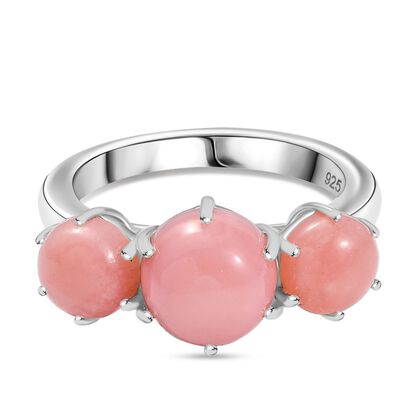 AA Vinicunca-Peruanischer Opal Ring, 925 Silber rhodiniert (Gr&ouml;&szlig;e 19.00) ca. 3.47 ct