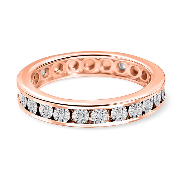 EVER TRUE Wei&szlig;er Diamant Ring Nickelfreies Messing (Gr&ouml;&szlig;e 17.00) image number 6