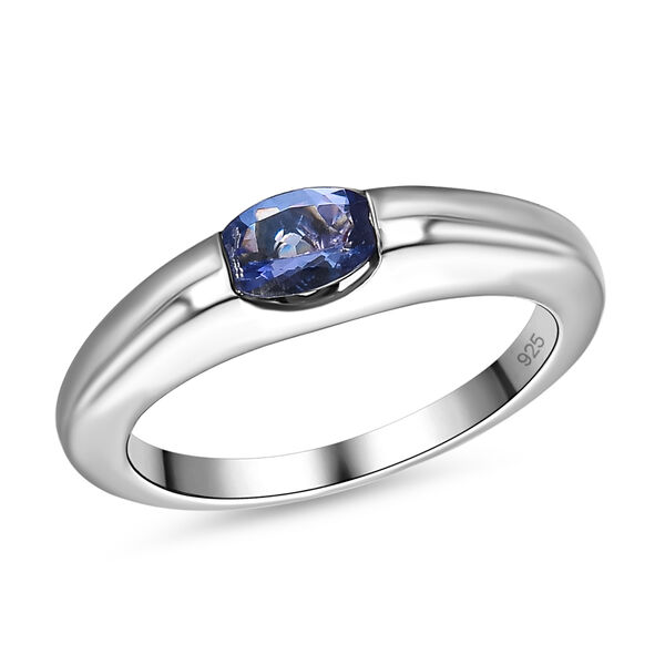 Tansanit Solit&auml;r Ring 0 0,46 ct. image number 4