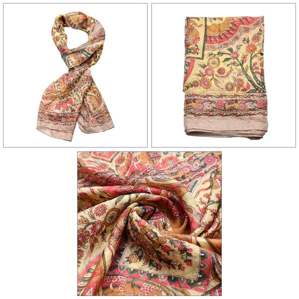 Luxuriöser Seiden-Schal, orange image number 6