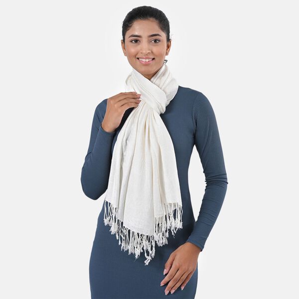 Jacquard-Schal aus Viskose und Geldbörse aus PU-Leder mit RFID-Schutz image number 12