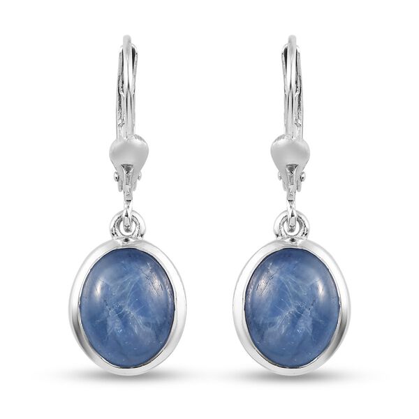 Kyanit Ohrhänger 925 Silber Platin-Überzug ca. 5,21 ct  image number 0