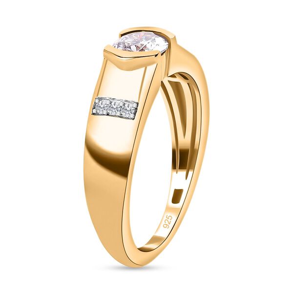 Moissanit Ring- 0,50 ct. image number 6