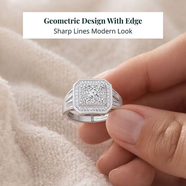 LUXURIANT DIAMOND - Lab Grown Diamant SI-GH Ring 925 Silber Rhodiniert (Gr&ouml;&szlig;e 17.00) ca. 1.99 ct image number 5