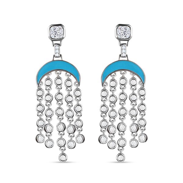 Moissanit Ohrringe - 3,16 ct. image number 0