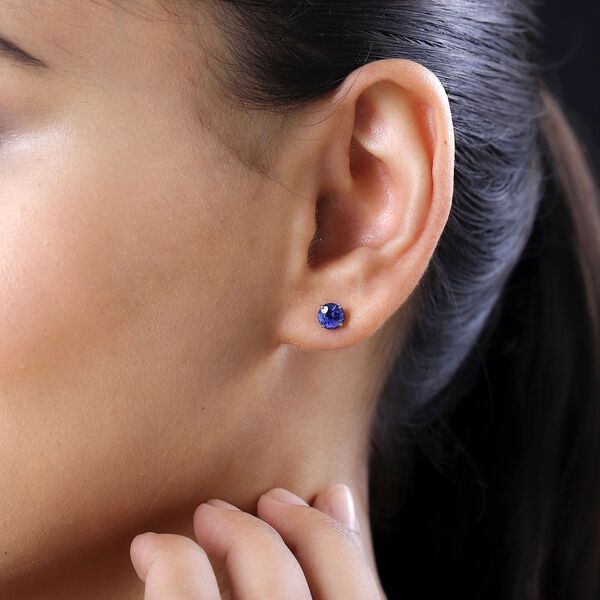 AAAA Tansanit Ohrringe - 2,22 ct. image number 3