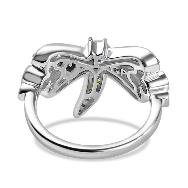 GP Trifono Kollektion- AA afrikanischer Amethyst, Schweizer Blautopas, Rhodolith Granat, Chromdiopsid, Zirkon und blauer Saphir-Ring - 0,99 ct. image number 6